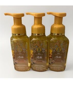 Bath & Body Works Disney Princess Belle Foaming Hand Soap, Set of 3, New